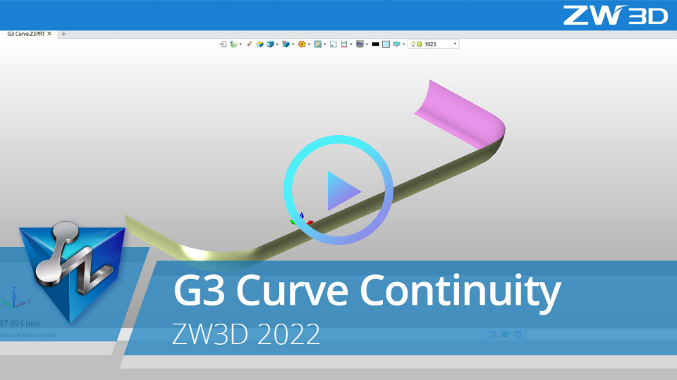 ZW3D 2022 сопряжение по G3