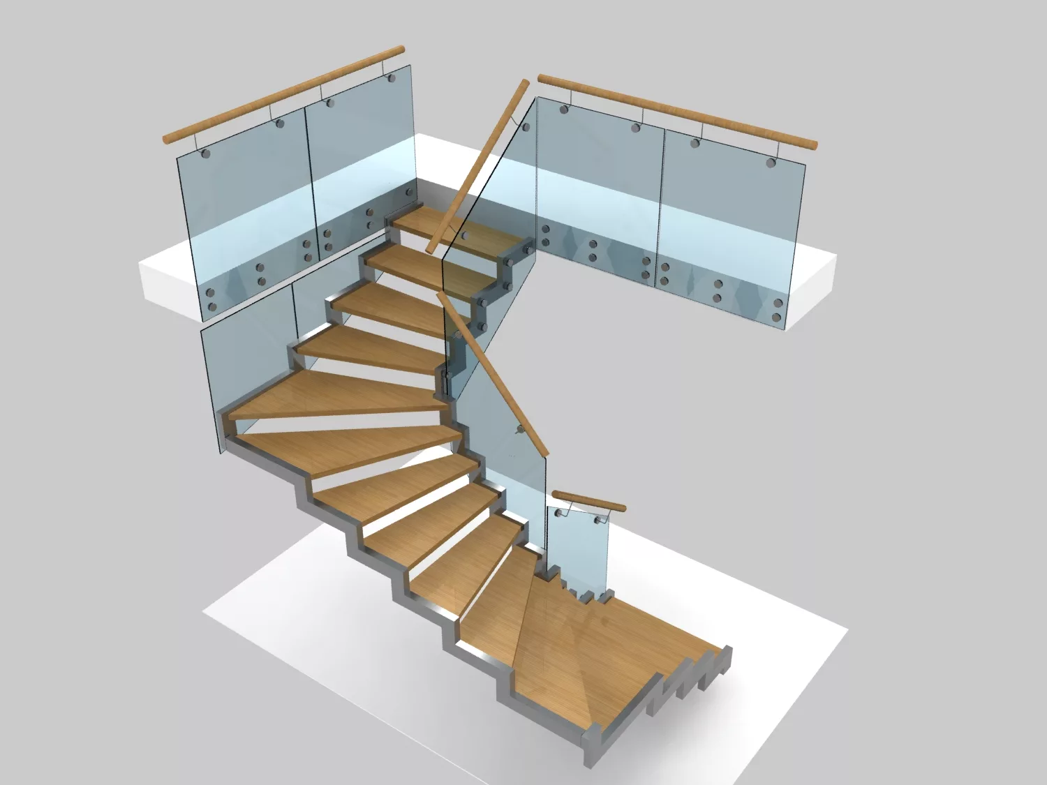 Проектирование поворотной лестницы
