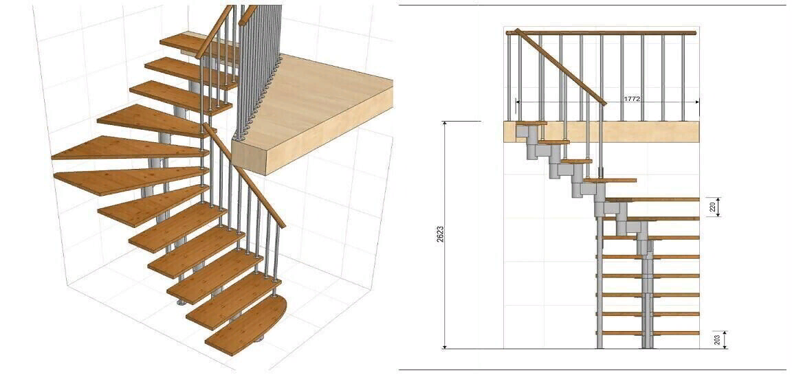 Проектирование лестницы